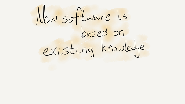 New software based on existing knowledge