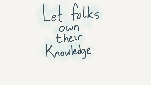 Owning knowledge